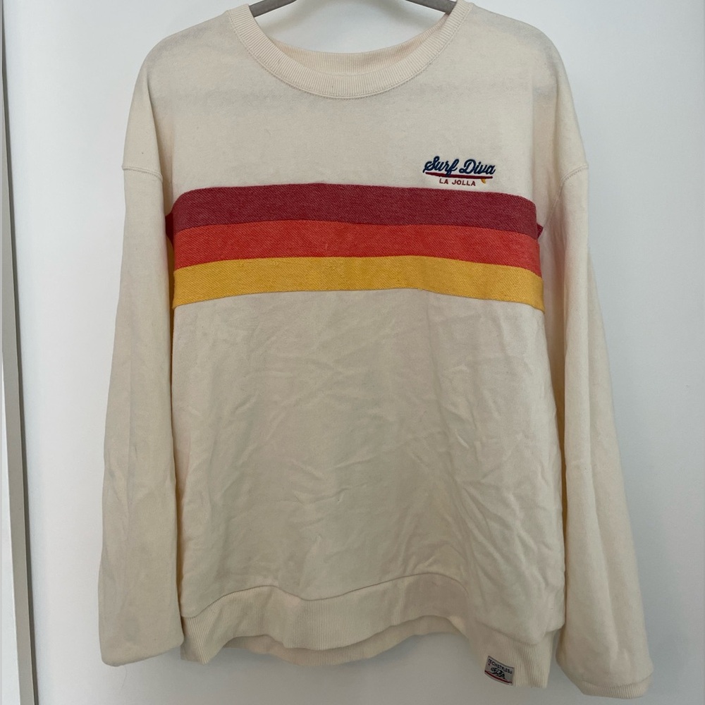Retro Striped Sweatshirt